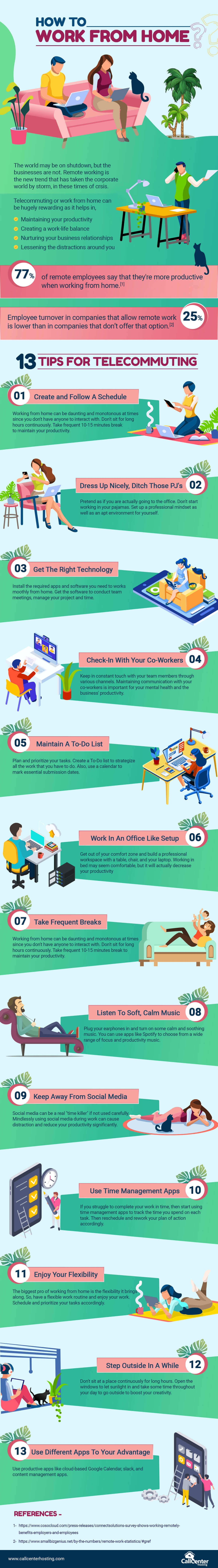 Tips For Telecommuting To Work From Home 